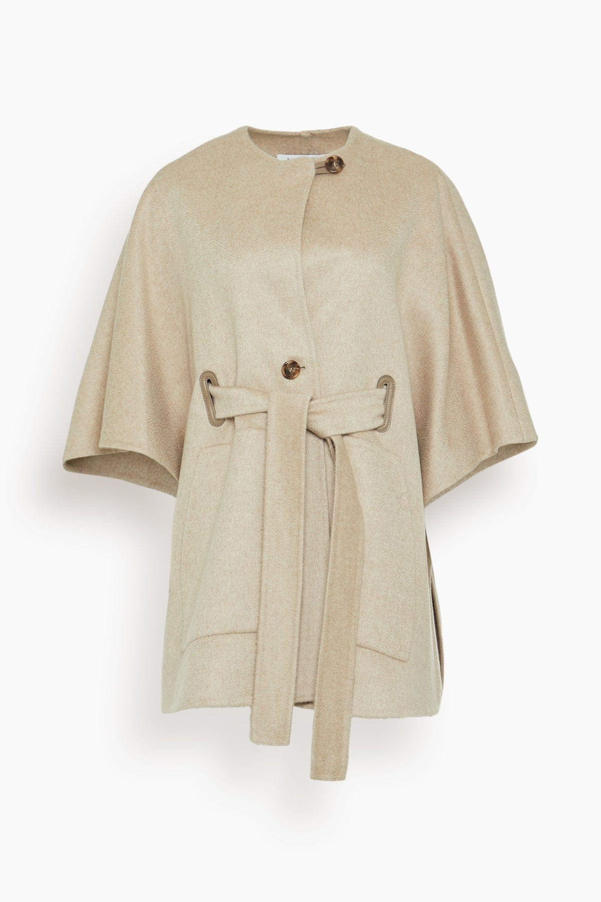 Ring Cape in Beige - 1