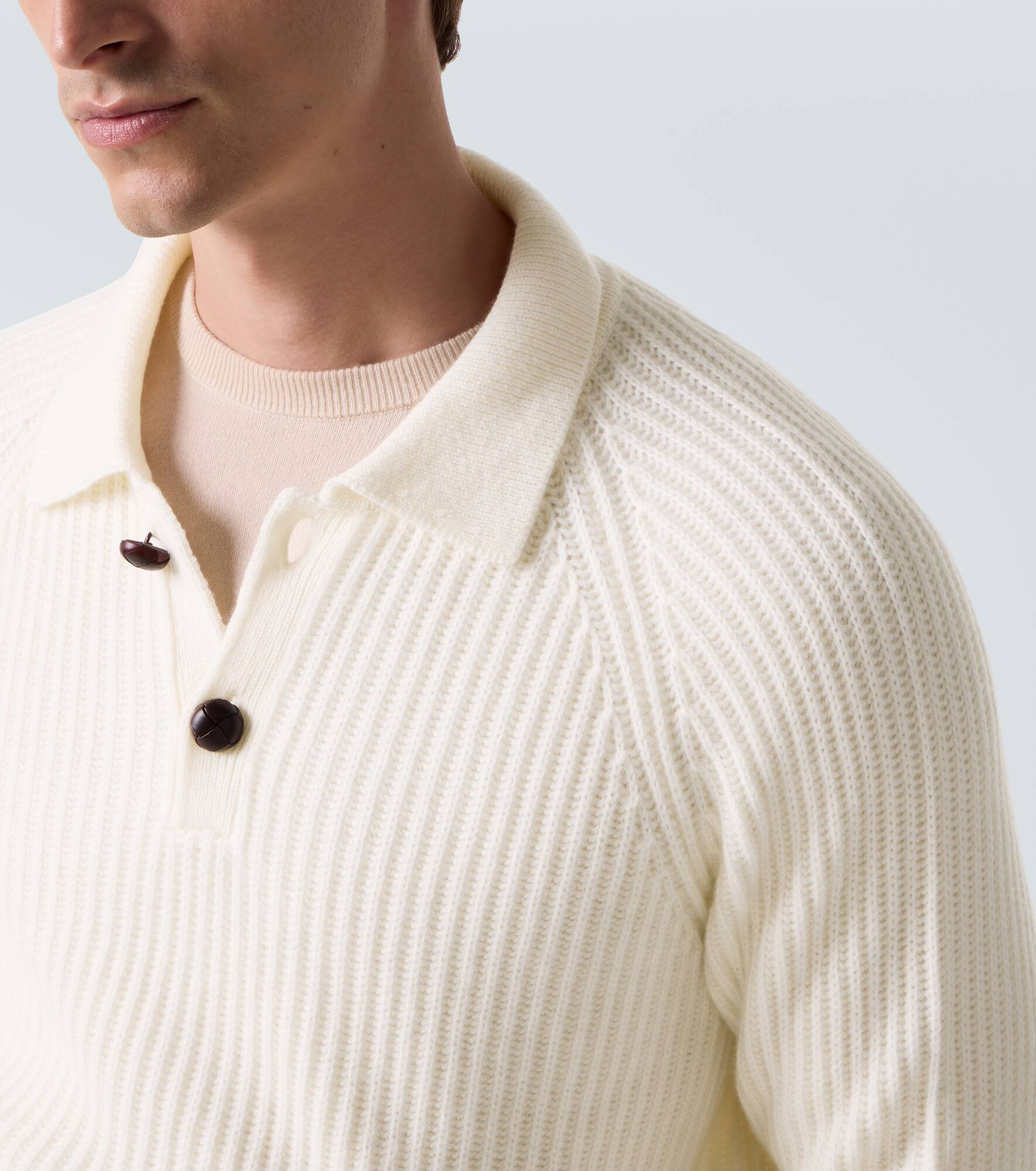 Mr Darius cashmere polo sweater - 6