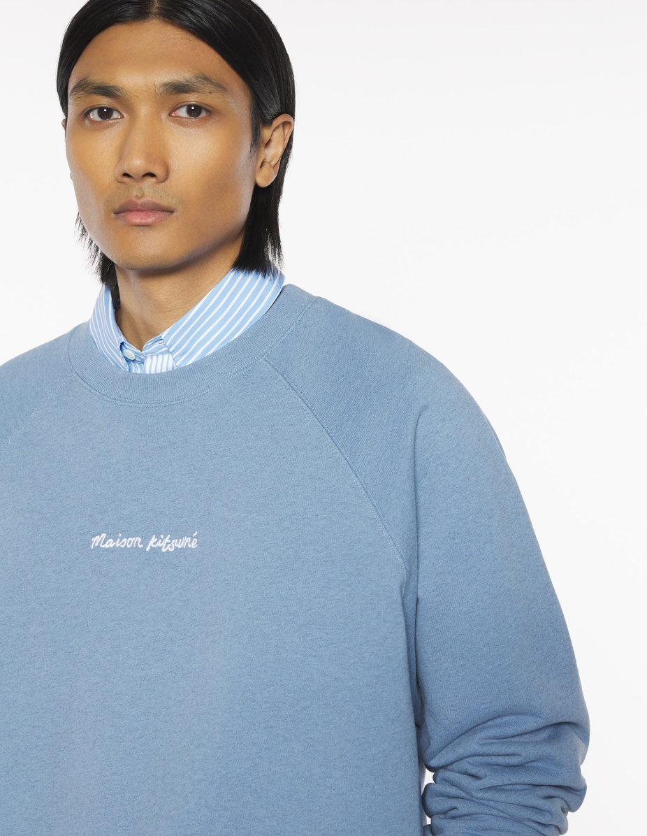 MAISON KITSUNE LINE HANDWRITING OVERSIZE SWEATSHIRT - 4
