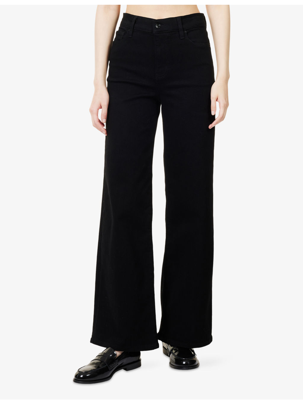Le Slim Palazzo Wide-Leg Denim Jeans - 3