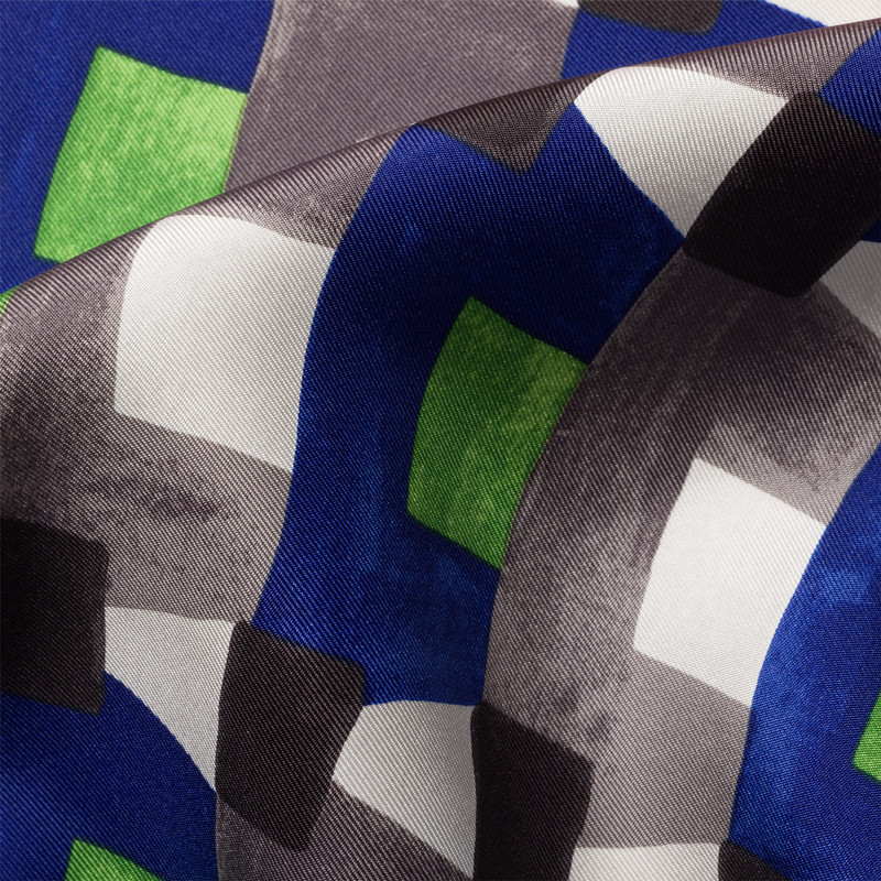 Miu Miu Printed silk scarf outlook