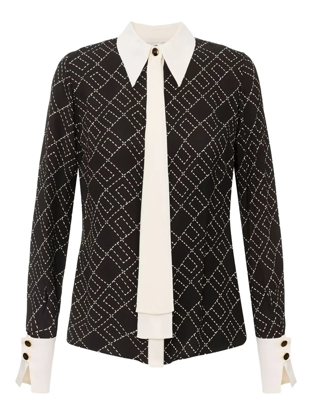 logo-print shirt - 1