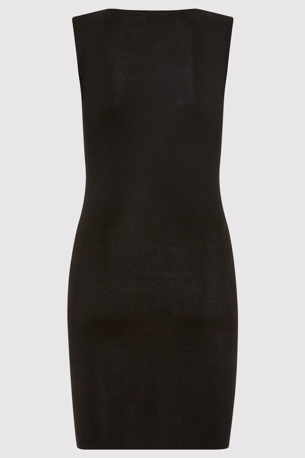 Vas Knit Mini Dress - Black - 7