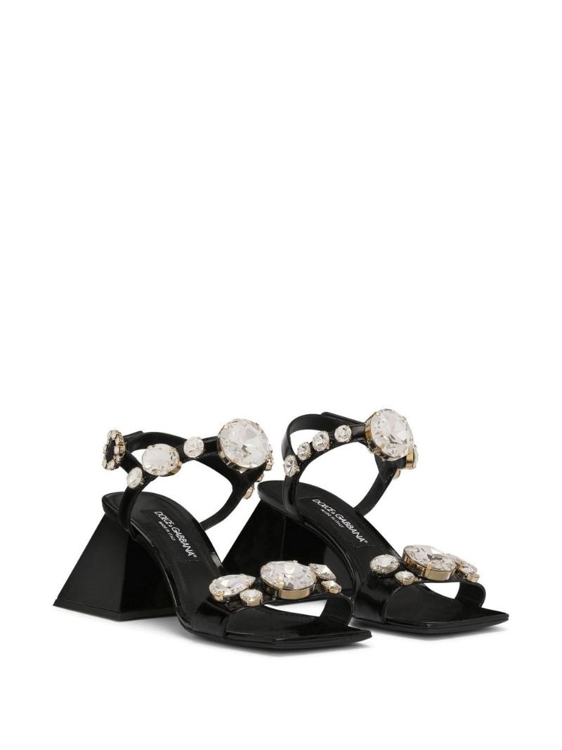 crystal-embellished open-toe sandals - 2