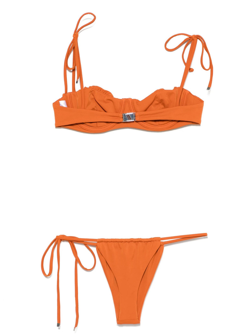 THE ATTICO Ruched-detailing Bikini outlook