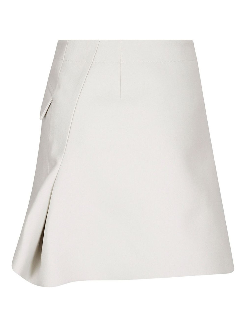 sacai flap-pocket pleated mini skirt outlook