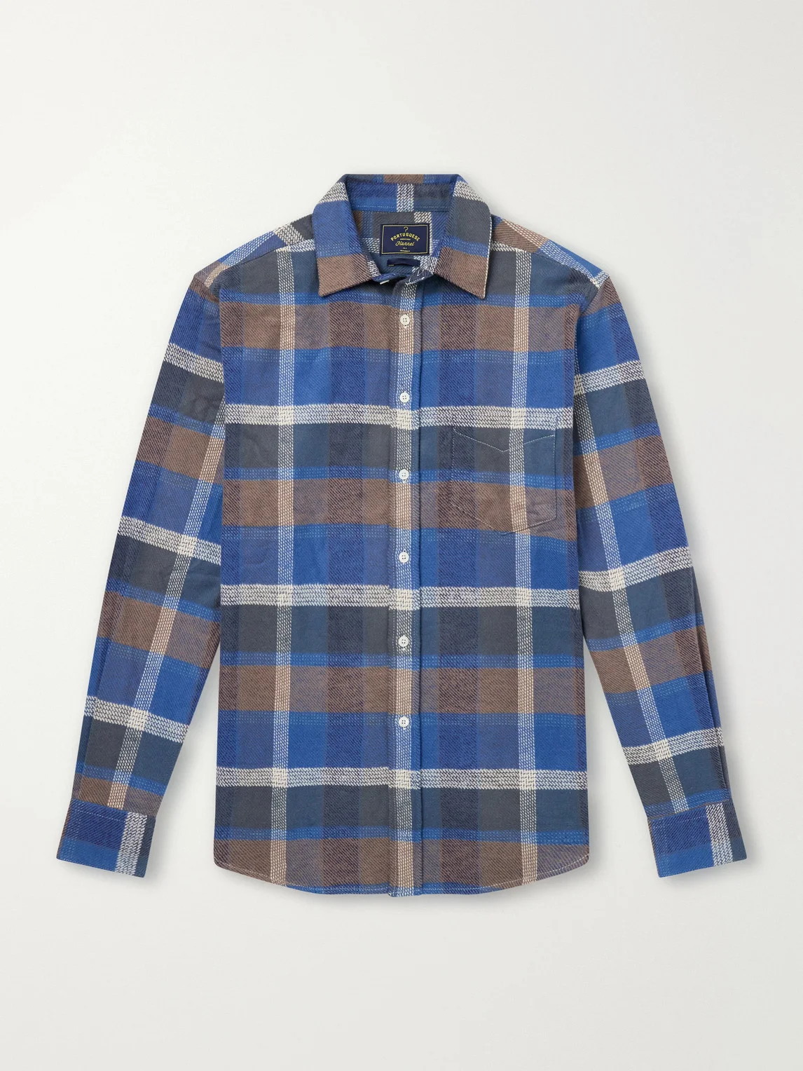 Alpino Checked Cotton-Flannel Shirt - 1