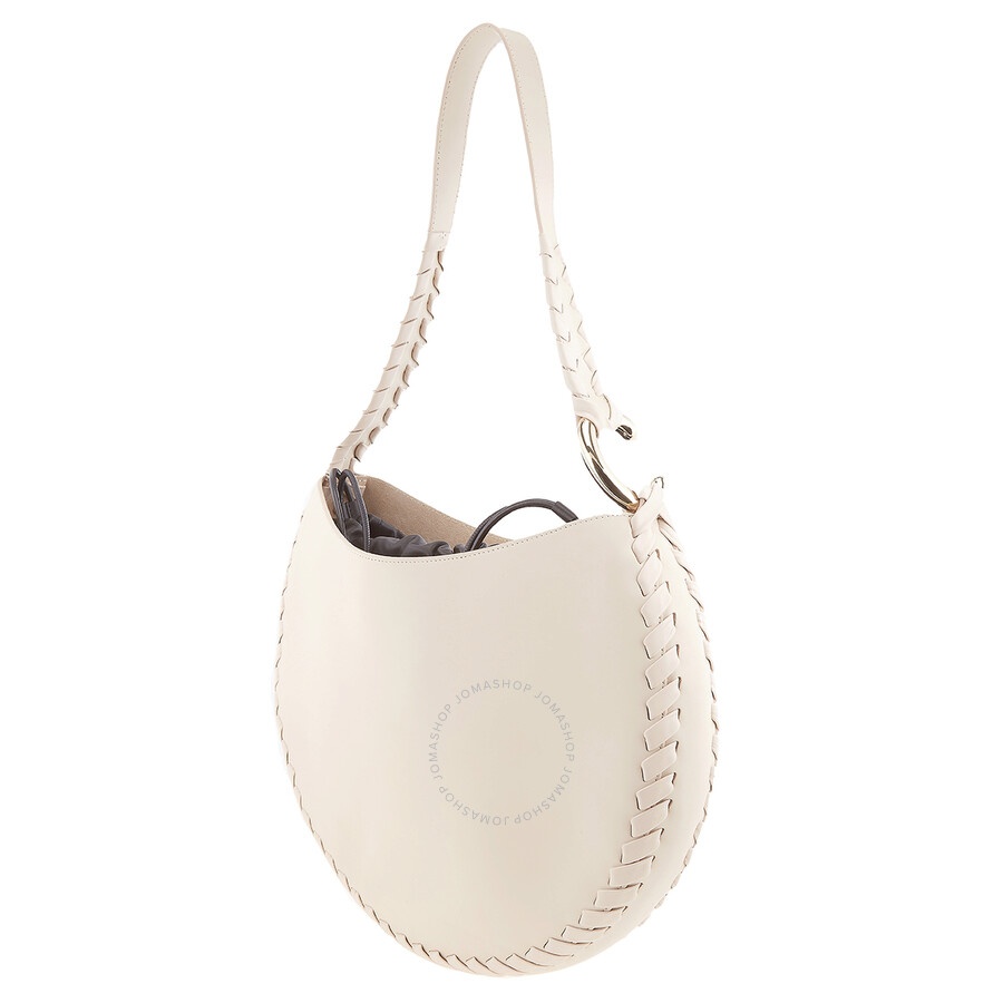 Chloe Large Mate Hobo Bag In Beige - 4