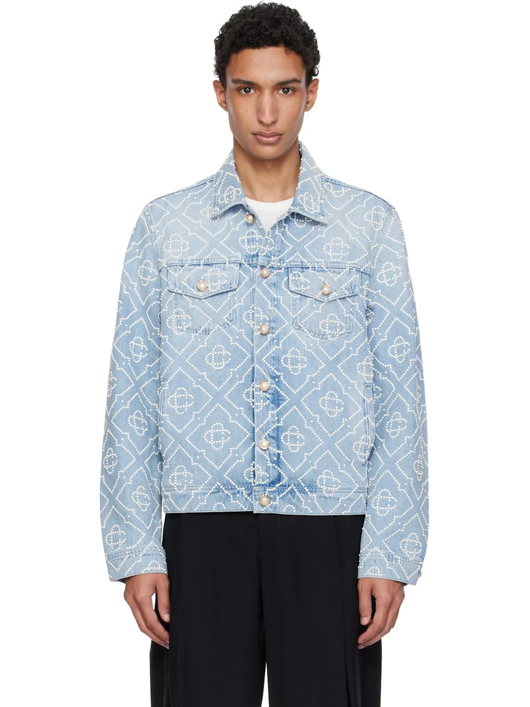 Blue Pearl Denim Jacket - 1