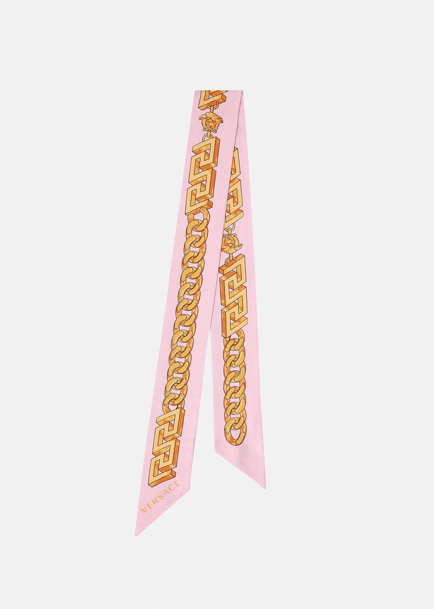 Chain Pinstripe Scarf Tie - 1
