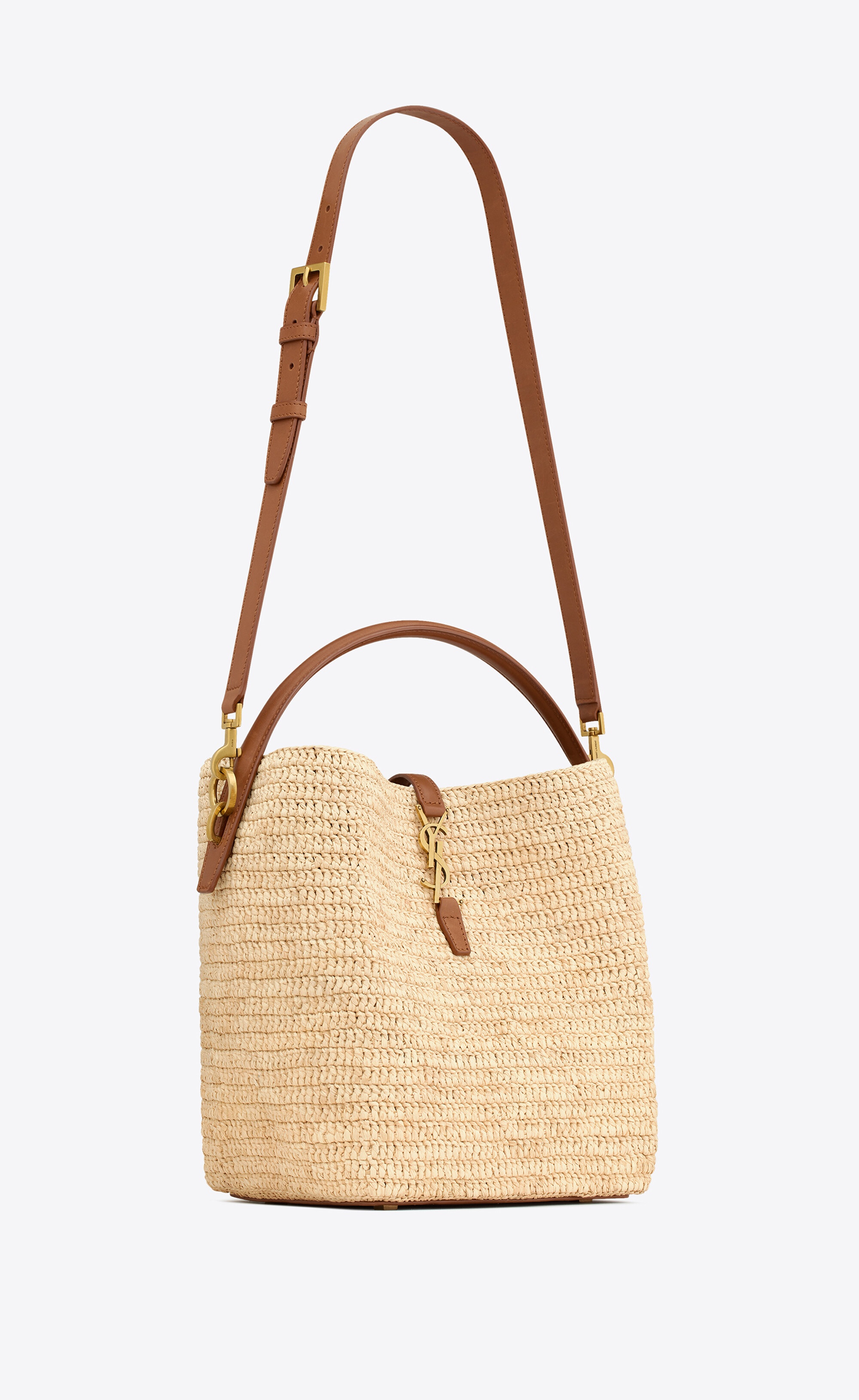 le 37 in woven raffia and vegetable-tanned leather - 7