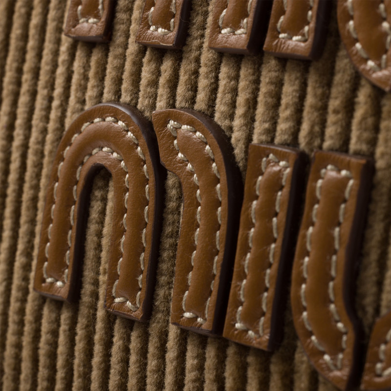 Beau corduroy top-handle bag 5