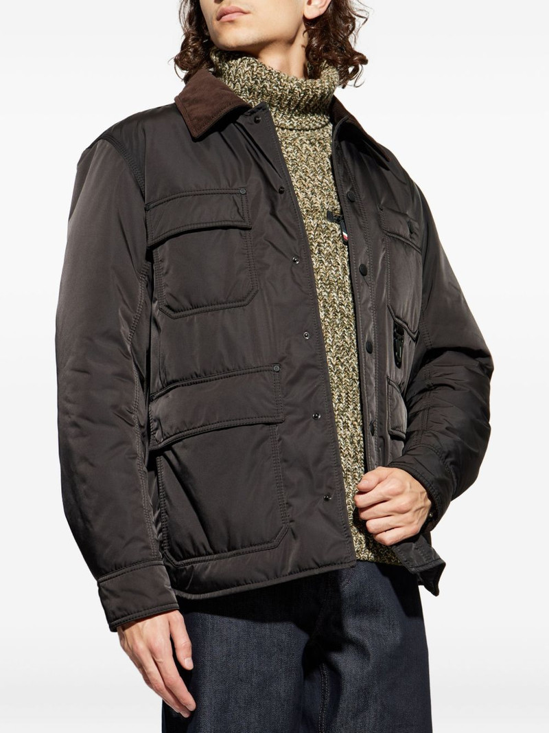 Waterton corduroy-collar padded jacket 3