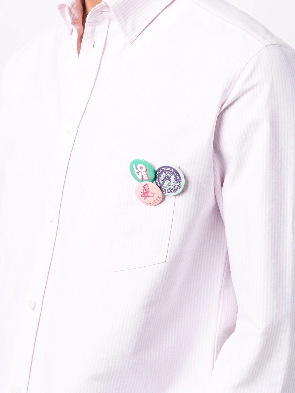 logo-badge detail shirt - 5