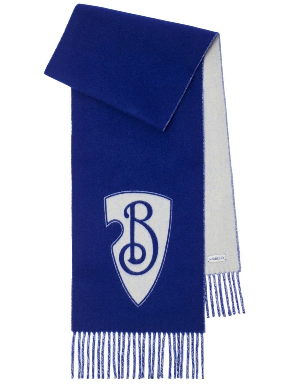 B Shield wool-cashmere scarf - 1