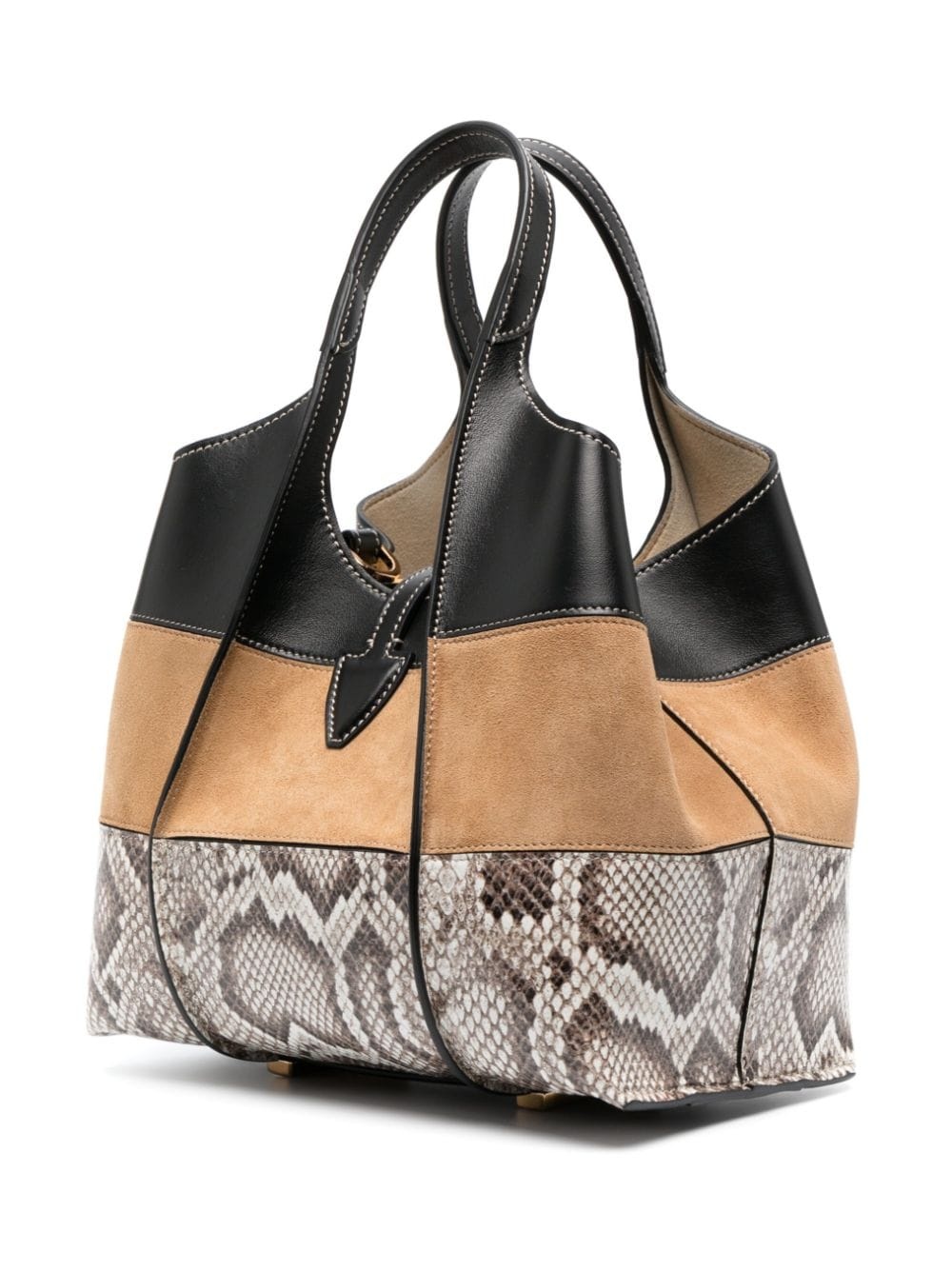 Timeless snakeskin print tote bag - 4