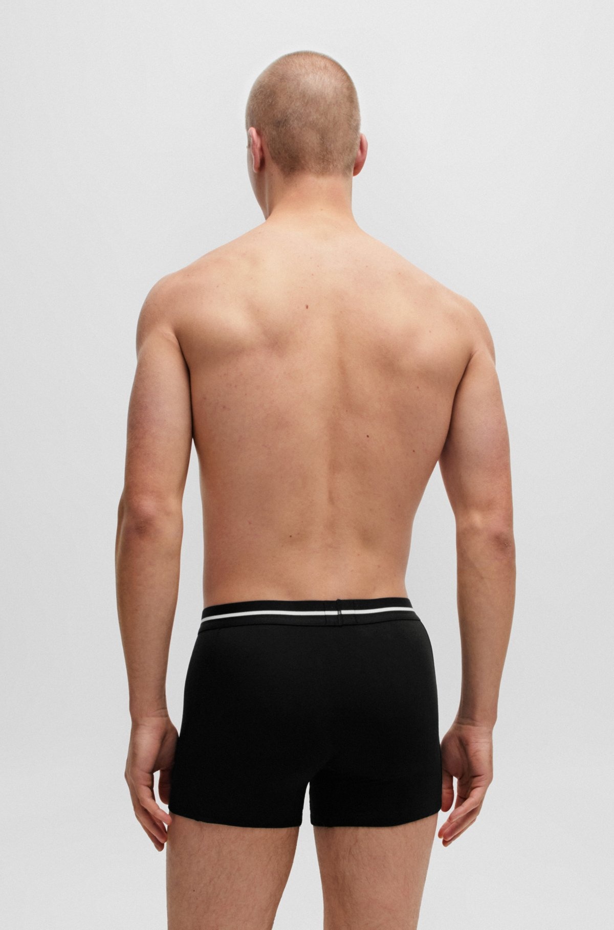 THREE-PACK OF BOXER BRIEFS IN STRETCH COTTON - 3