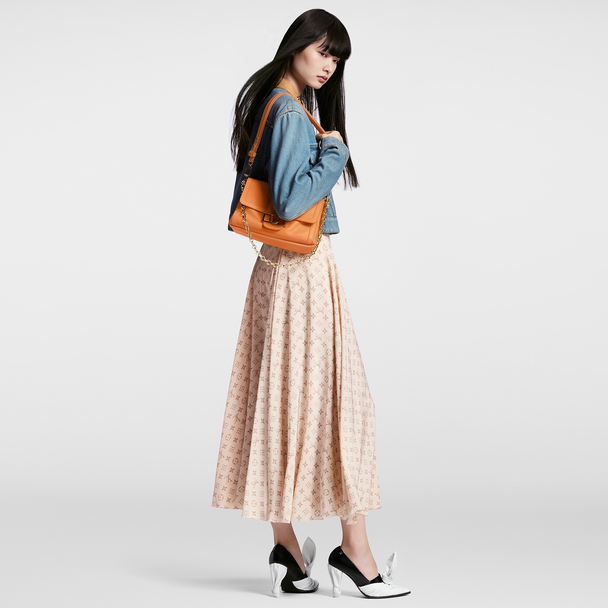 Monogram Midi Skirt - 3