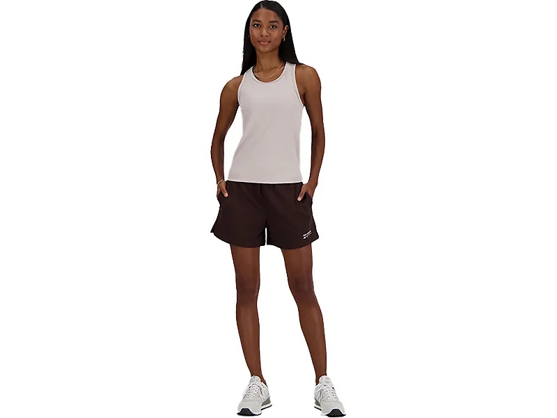 New Balance Linear Heritage Rib Knit Racer Tank - 3