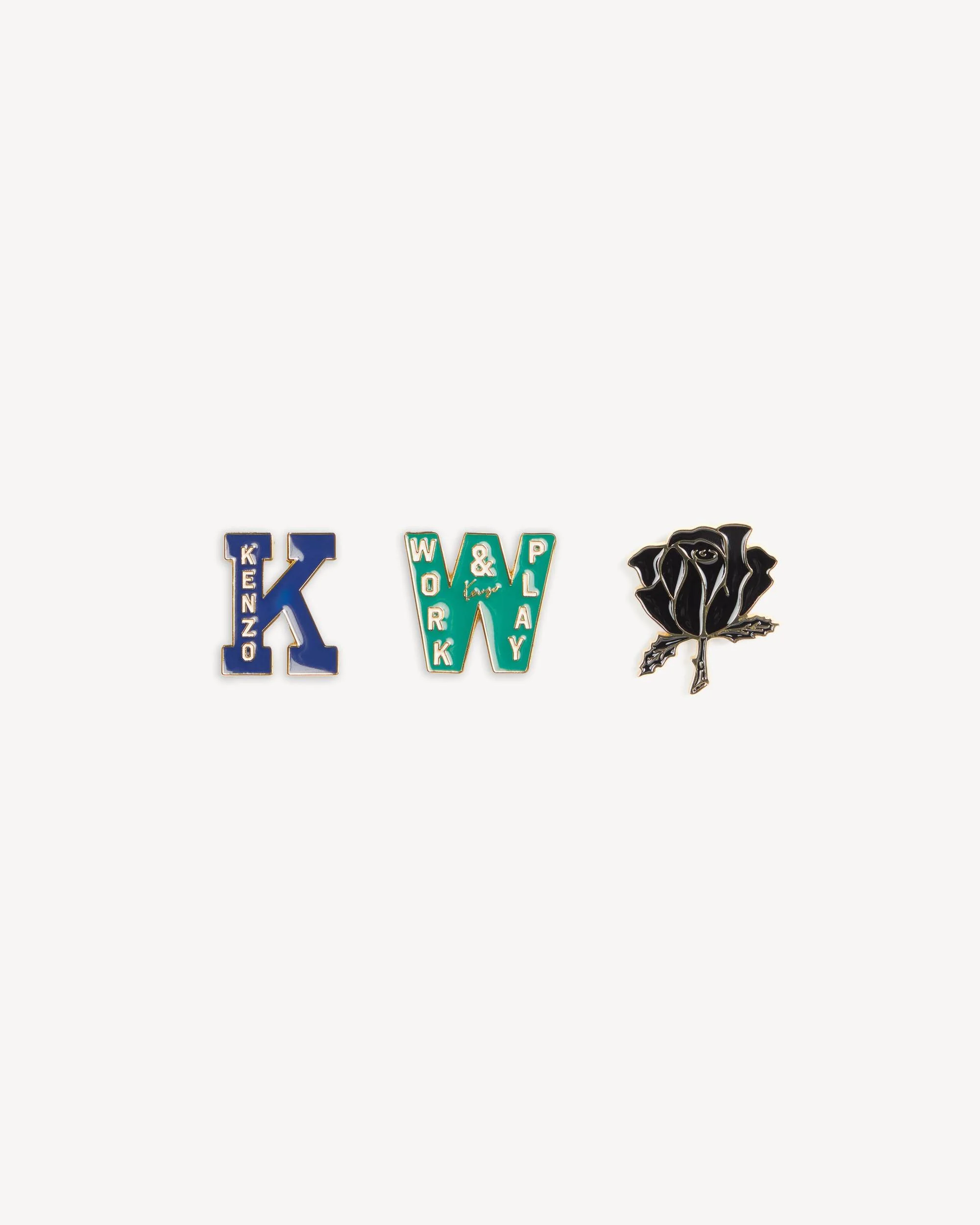 'KENZO Work And Play' set of pins - 1