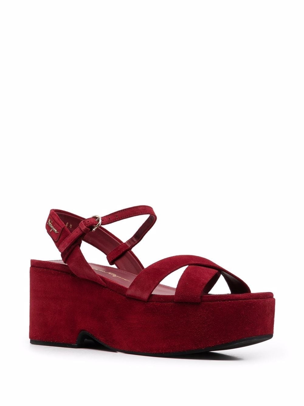 strappy platform block-heel sandals - 2