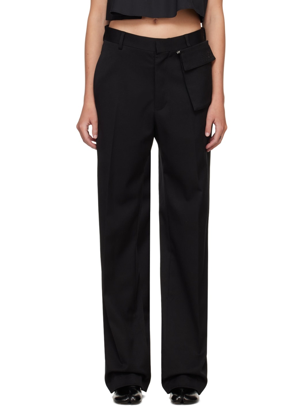 Black Tailoring Trousers - 1