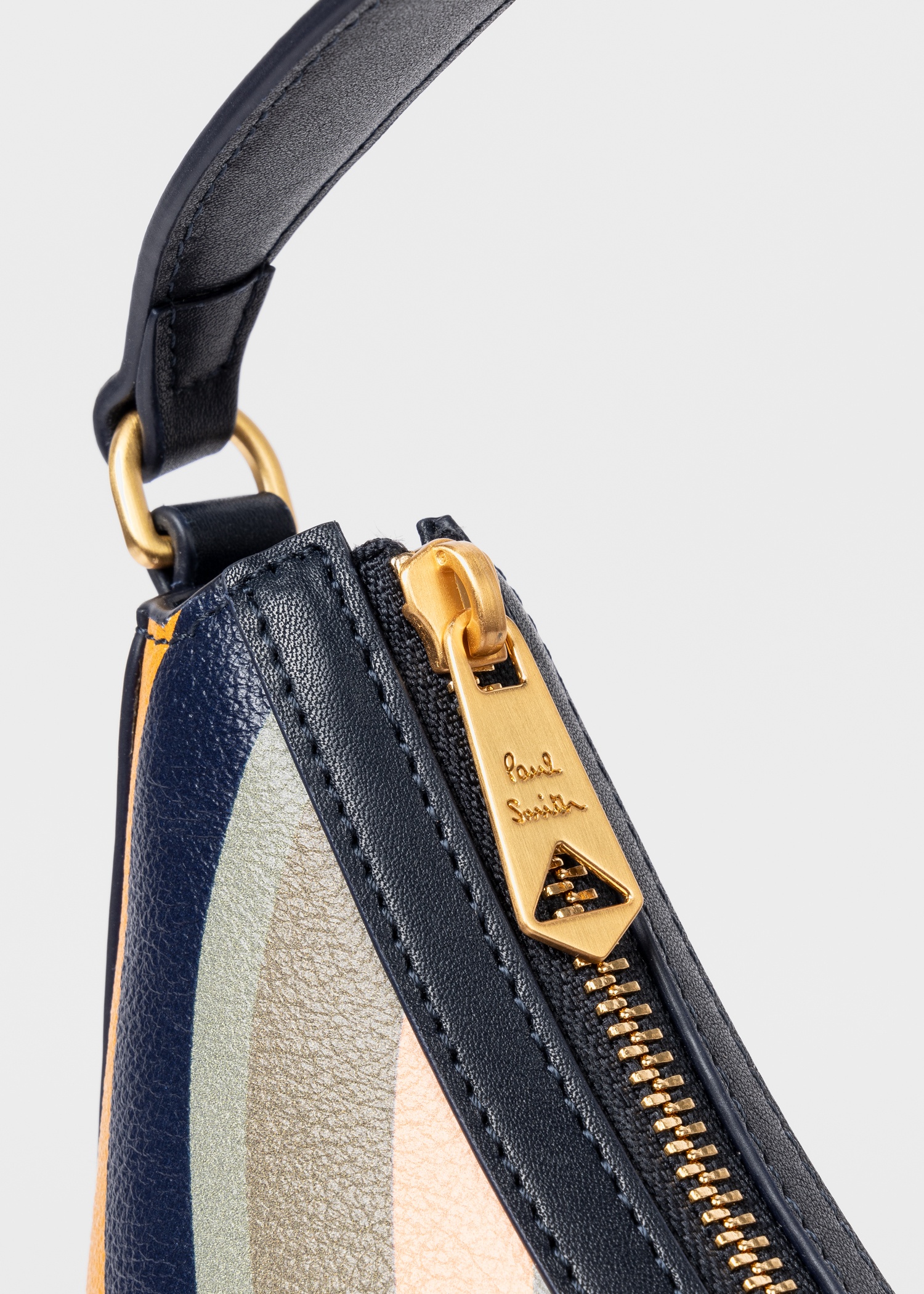 Women's 'Swirl' Leather Medium Round Hobo Bag - 7