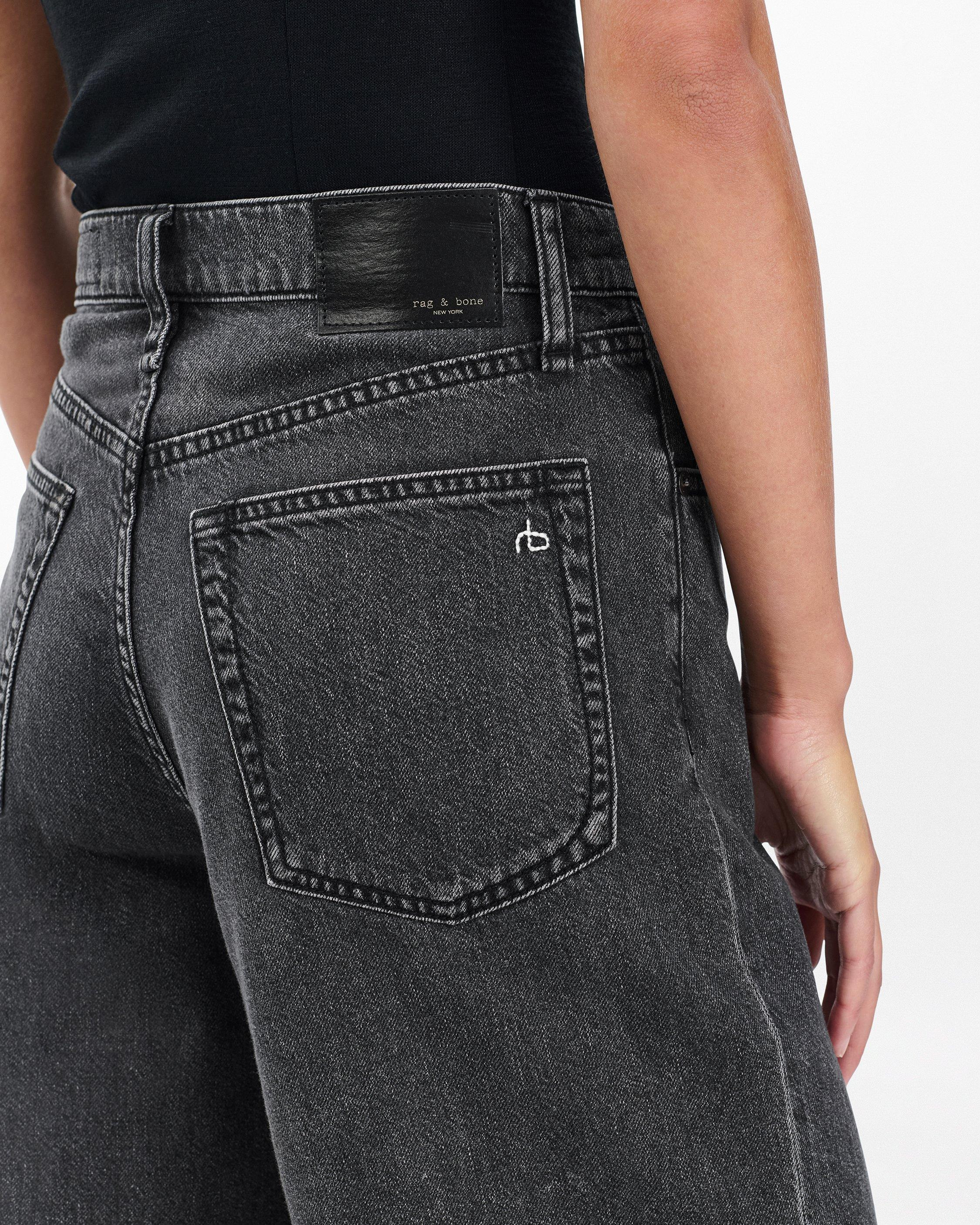 Andi Ankle Wide-Leg Jeans
Featherweight in Raven - 6