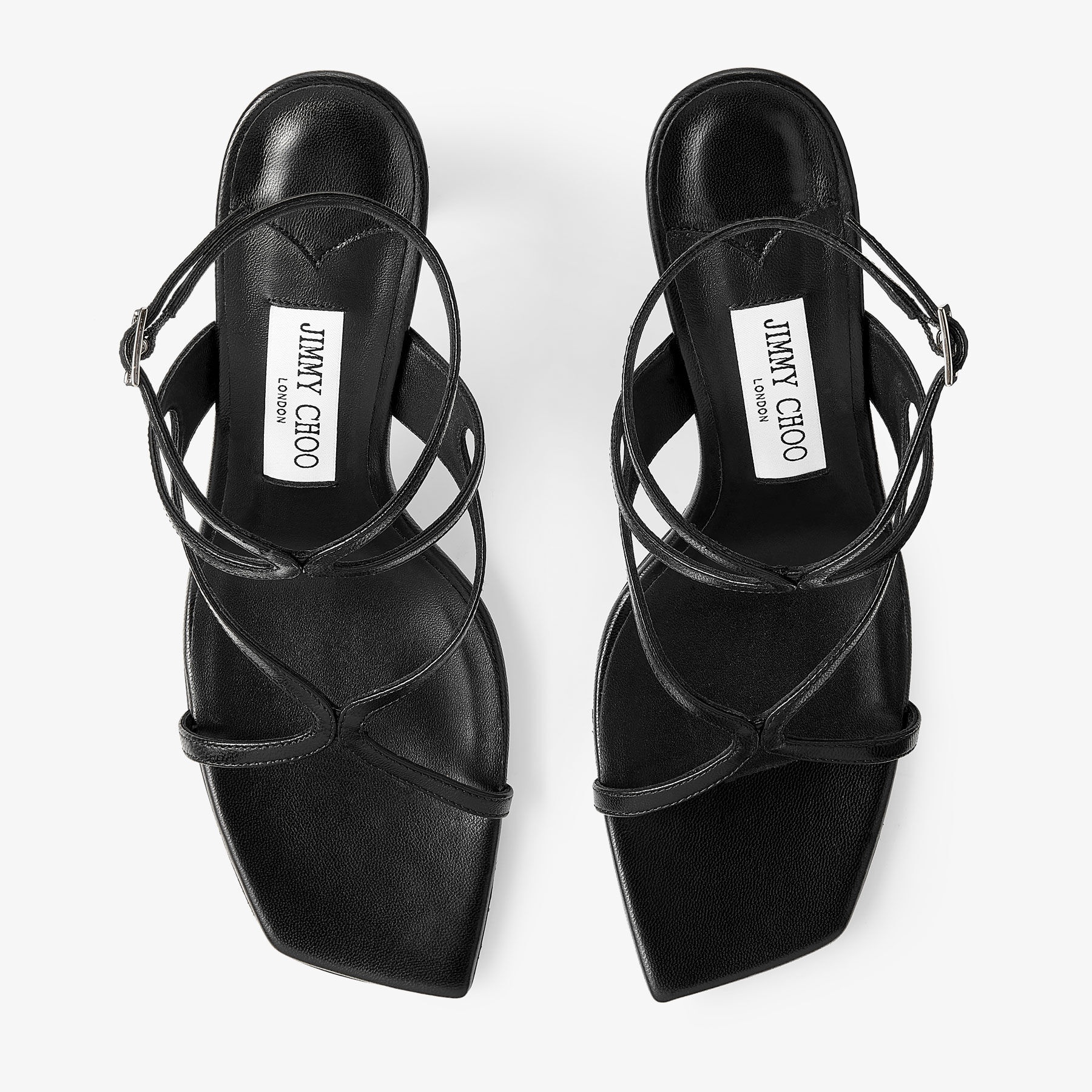 Azie 85
Black Nappa Leather Sandals - 4