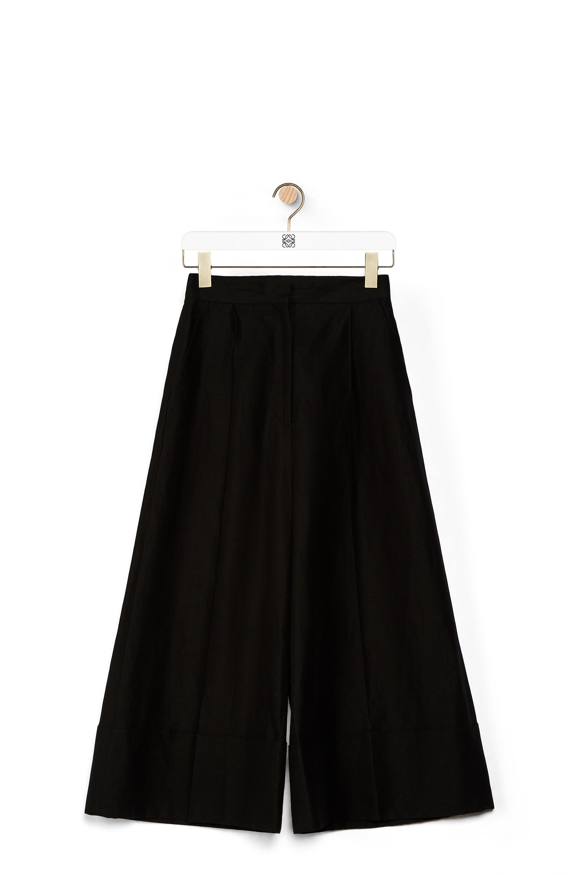 Culotte trousers in cotton and linen - 1