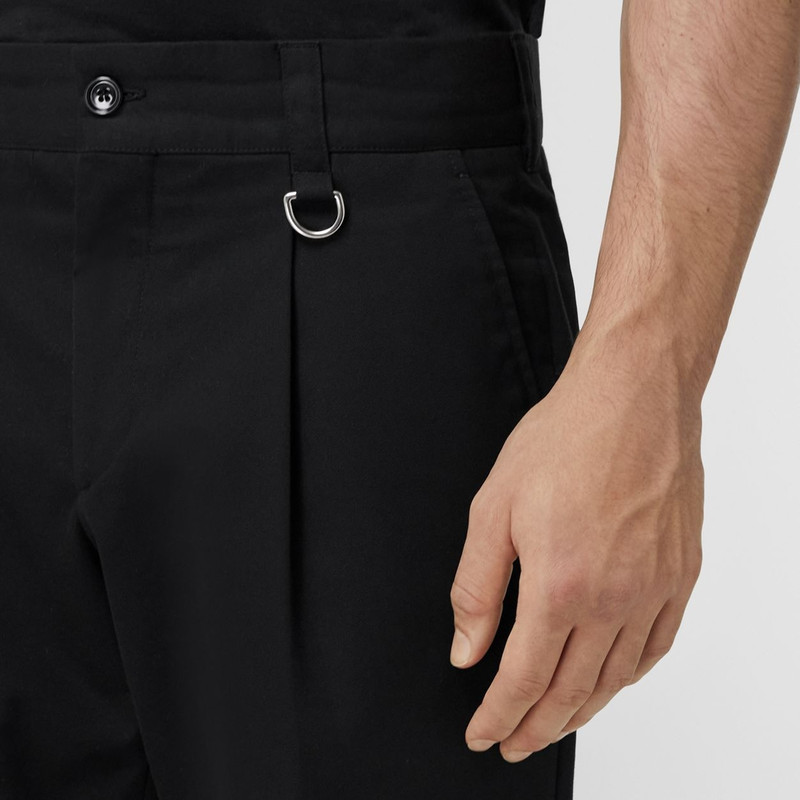 Cotton Gabardine Tailored Trousers 3