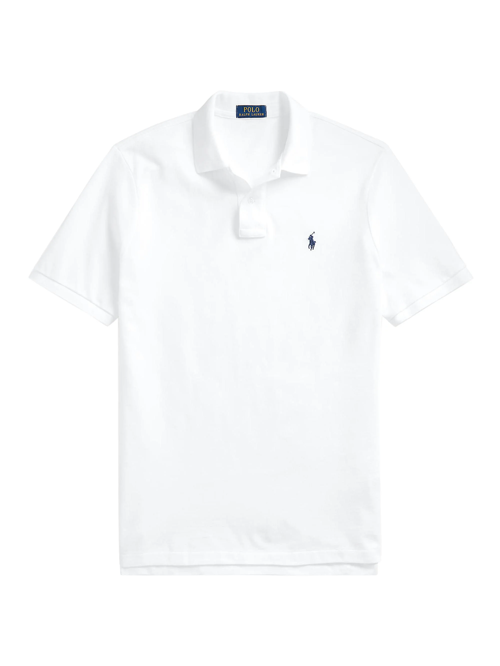 Men's Mesh Classic-Fit Polo Shirt - White - 1