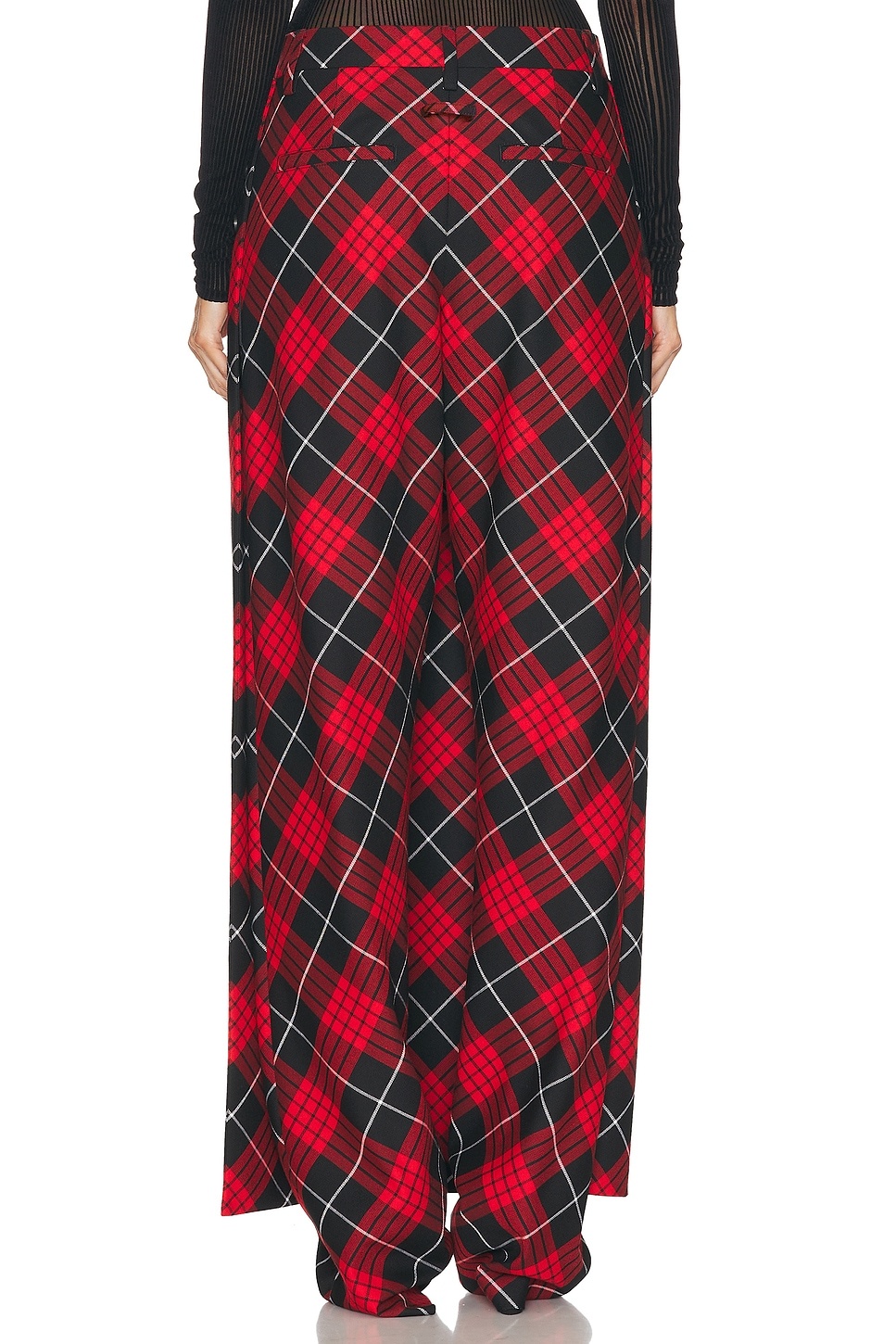 Tartan Pant Skirt - 4