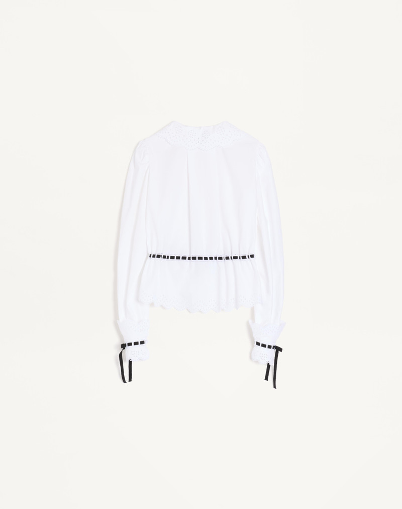 Valentino EMBROIDERED COTTON POPELINE SHIRT outlook