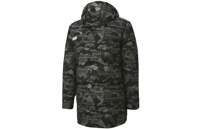 PUMA PUMA Camo Down Jacket 'Grey Black' 585502-02 outlook