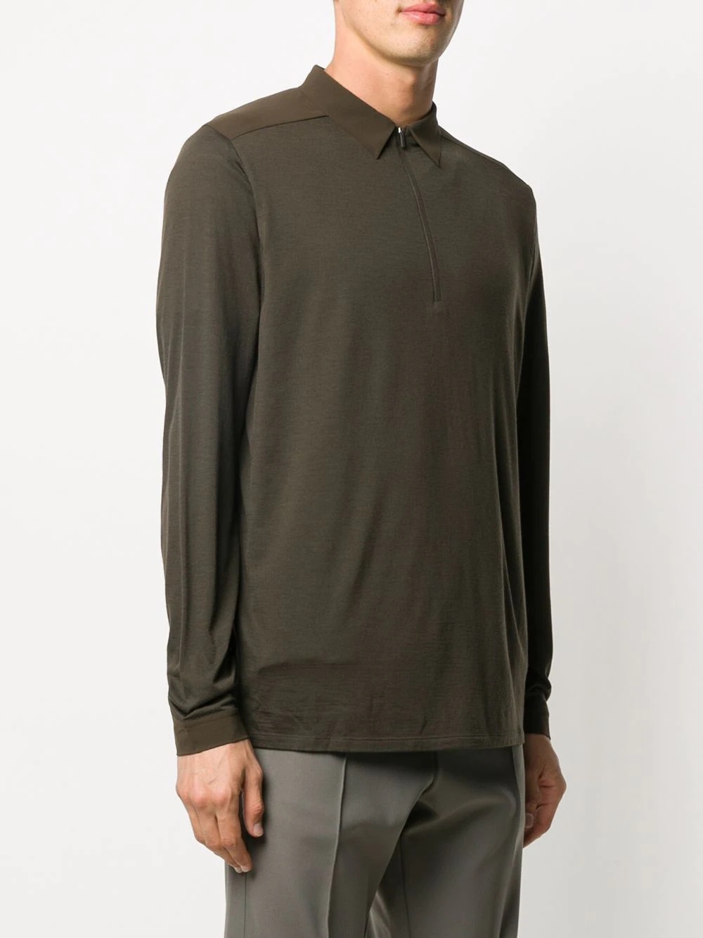 long sleeved polo shirt - 3