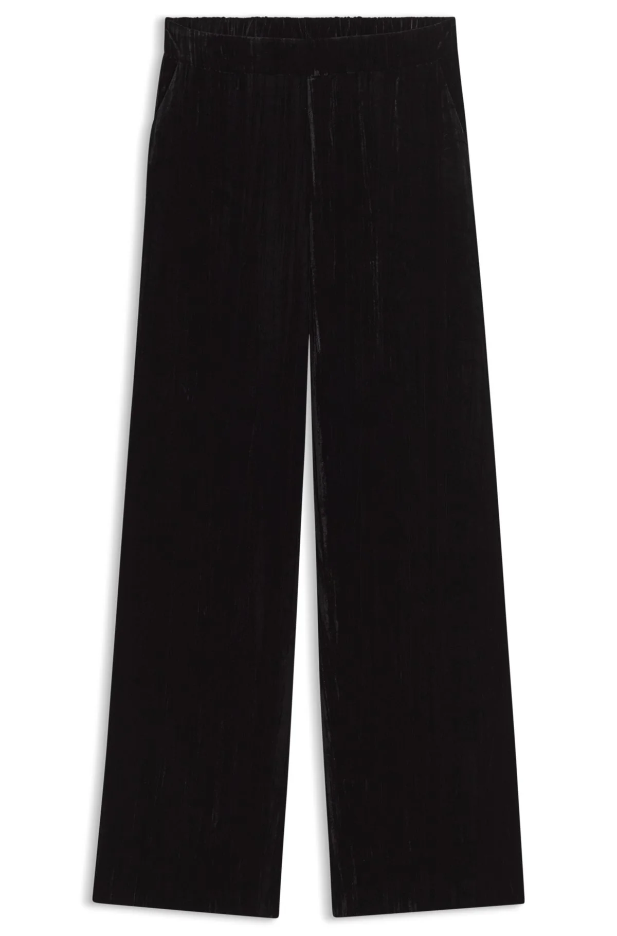 RELAXED-FIT PANTS IN VELVET - 1