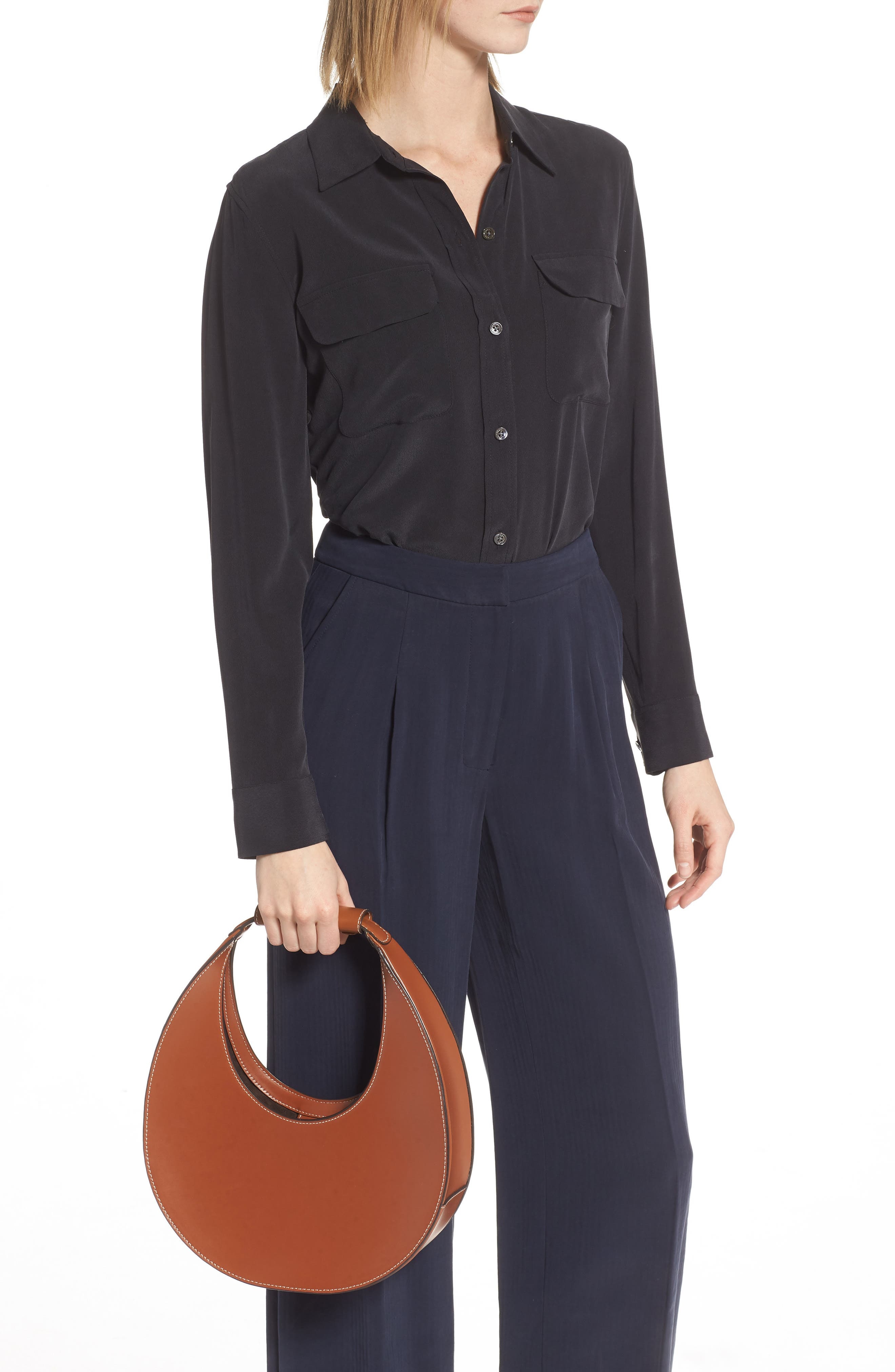 Leather Moon Bag - 2