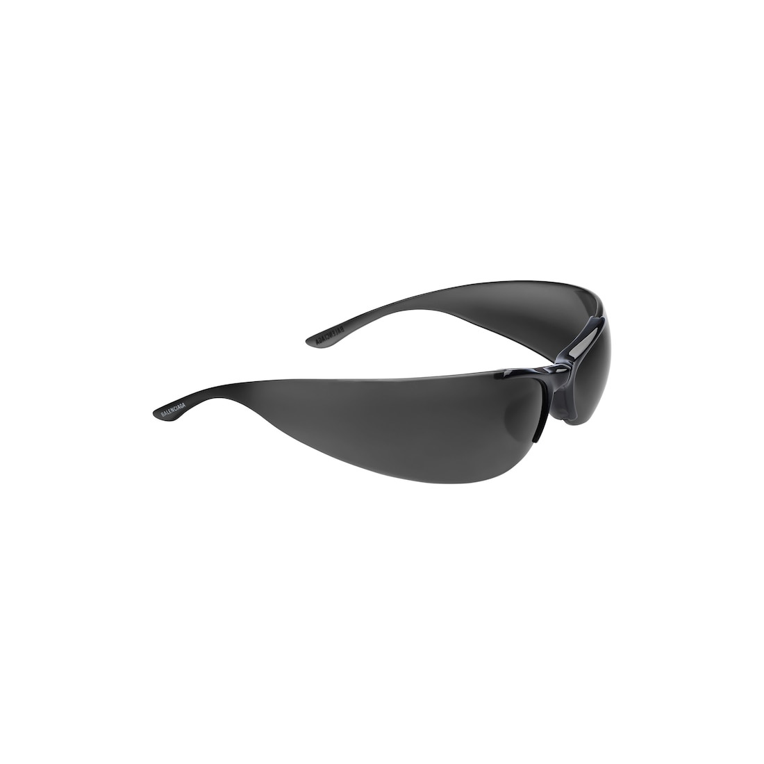 Afterhour Oval Sunglasses  in Black - 3