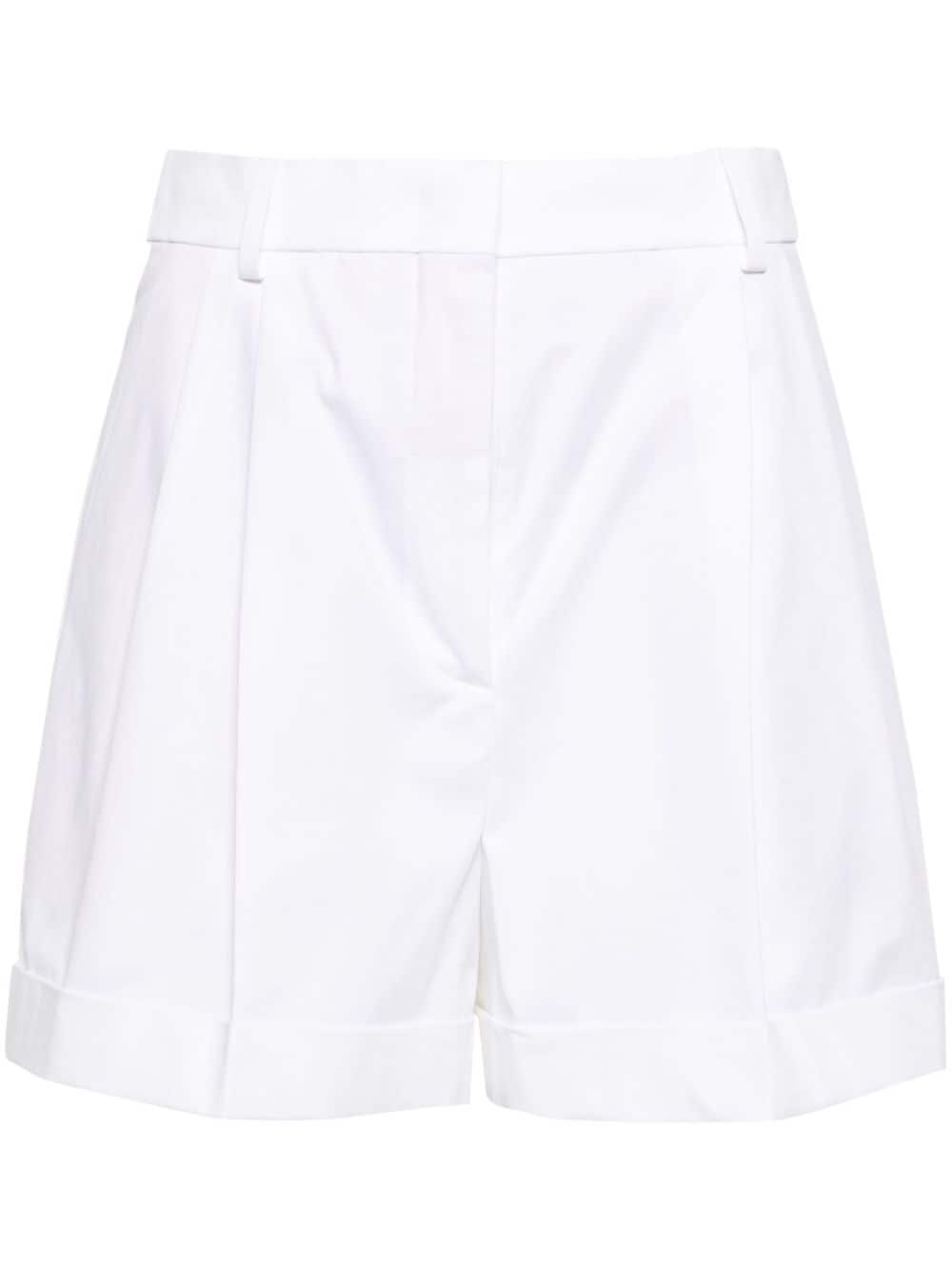 patch-detail poplin shorts - 1