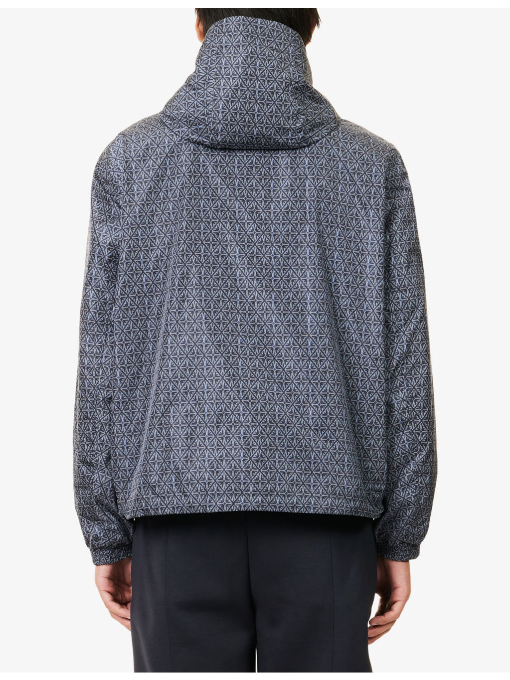 Graphic-Print Windbreaker Shell Jacket - 4