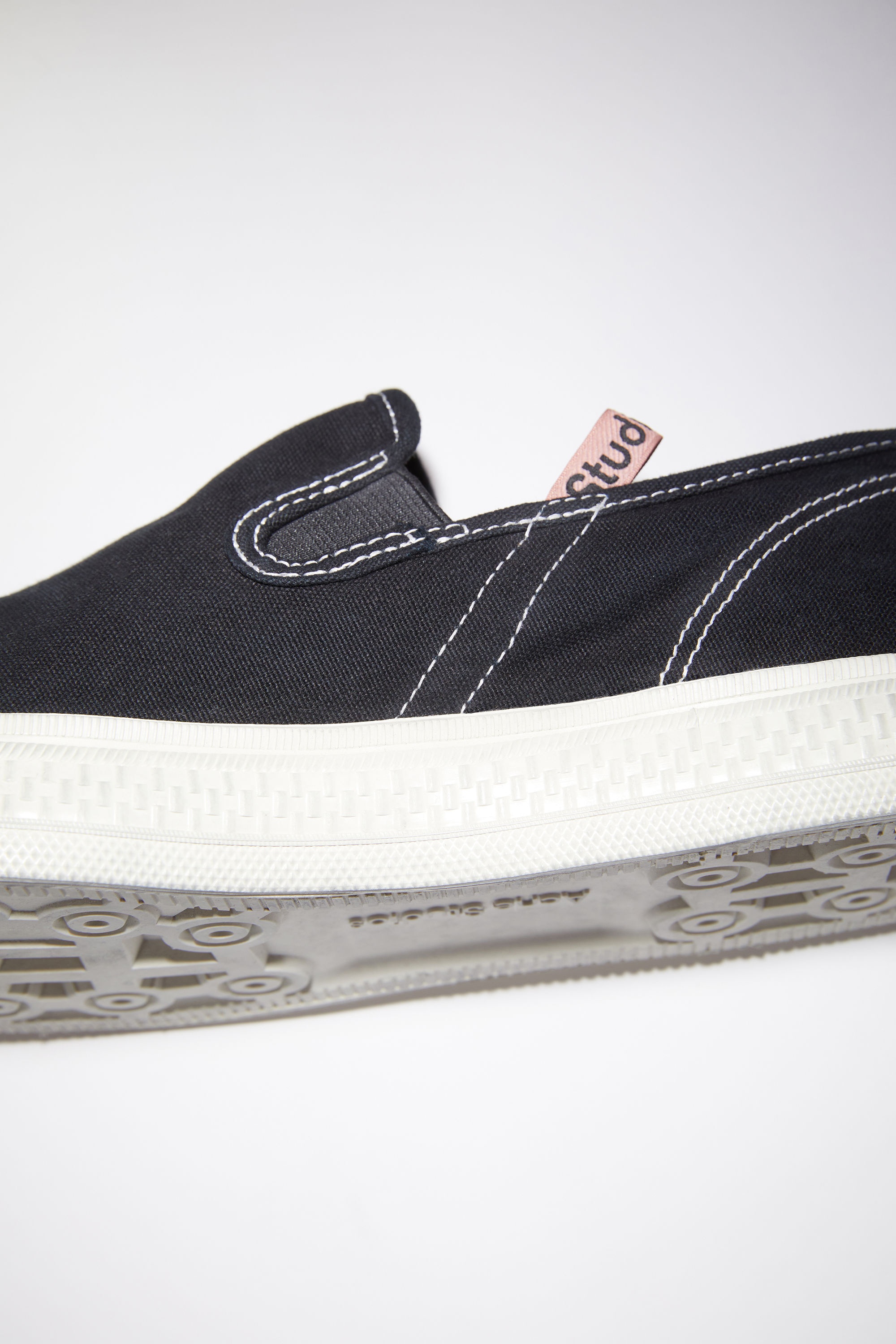 Slip on sneakers - Black/off white - 5
