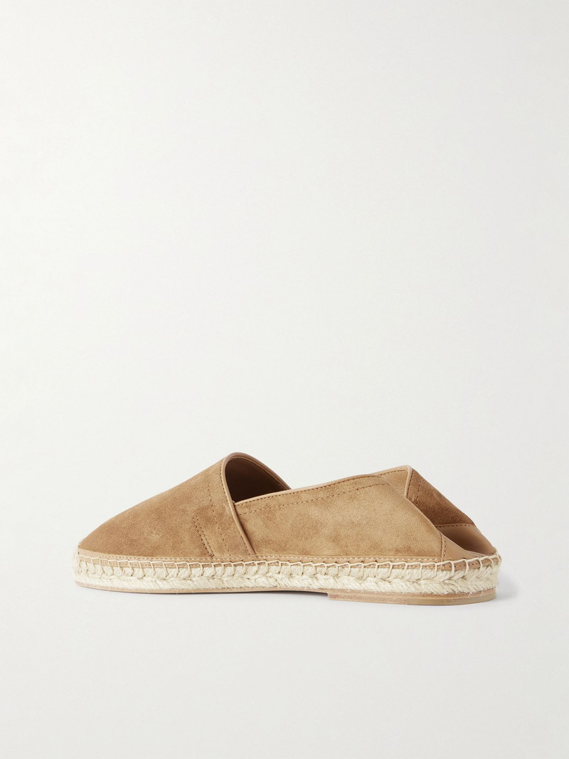 Suede Espadrilles Camel 3