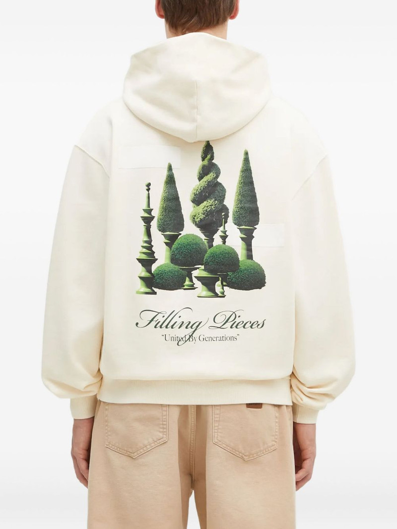 garden-print hoodie 4