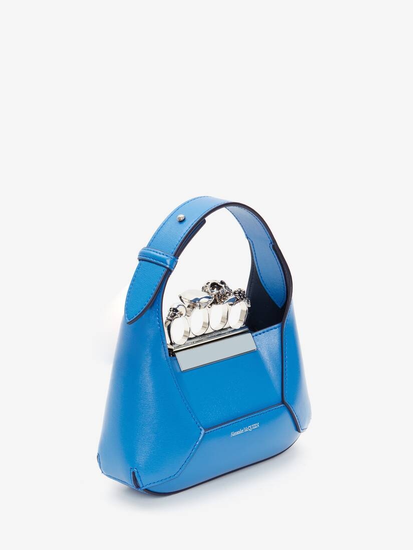 Women's The Jewelled Hobo Mini Bag in Galactic Blue - 2