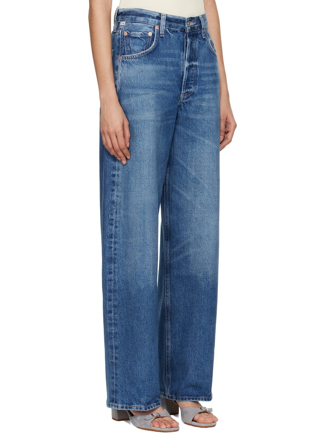 Blue Ayla Baggy Jeans - 2