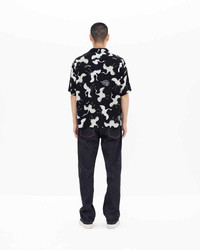 visvim CROSBY SHIRT S/S HIKAKU BLACK | REVERSIBLE