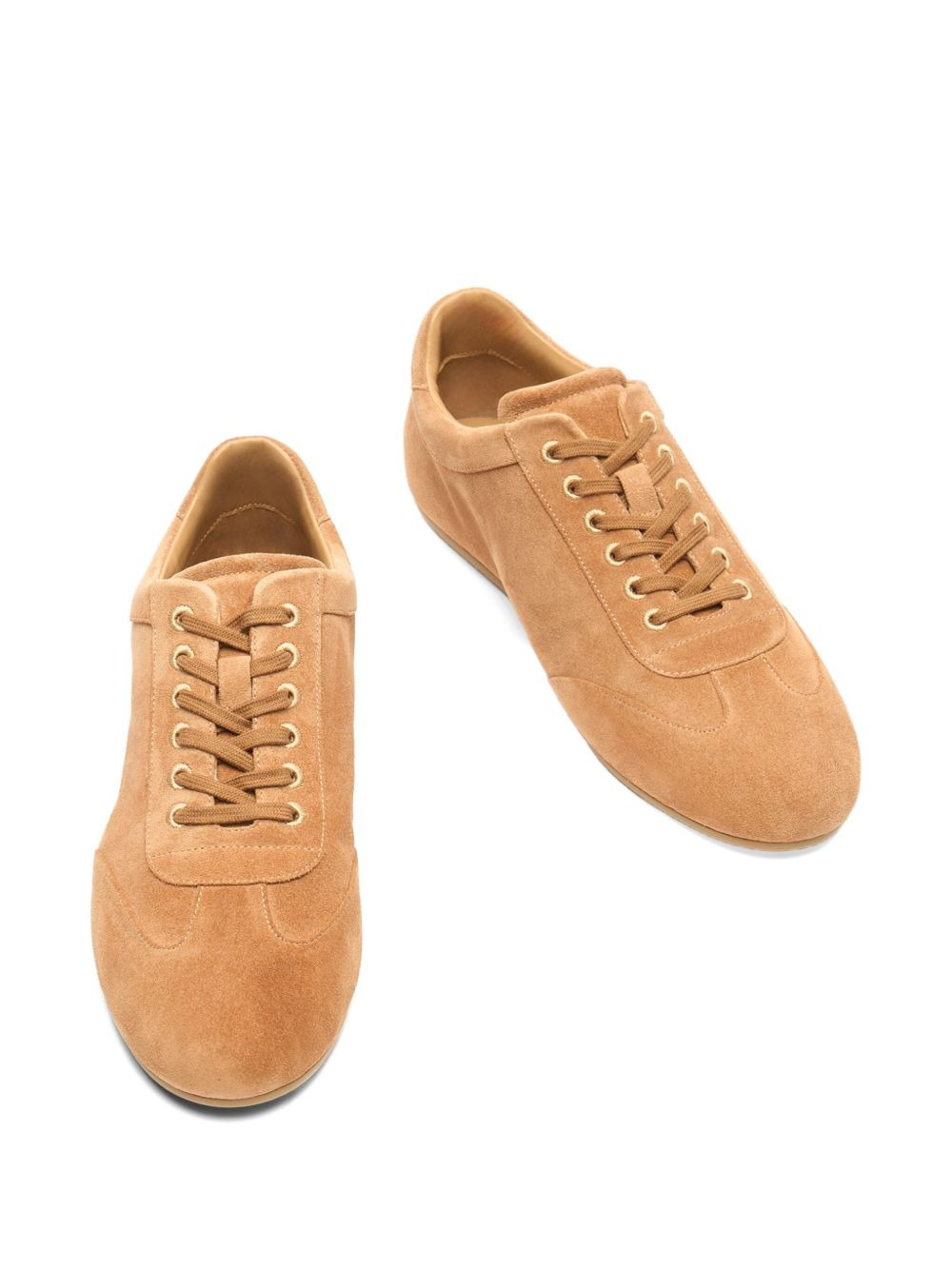 Cruz lace-up suede sneakers - 3