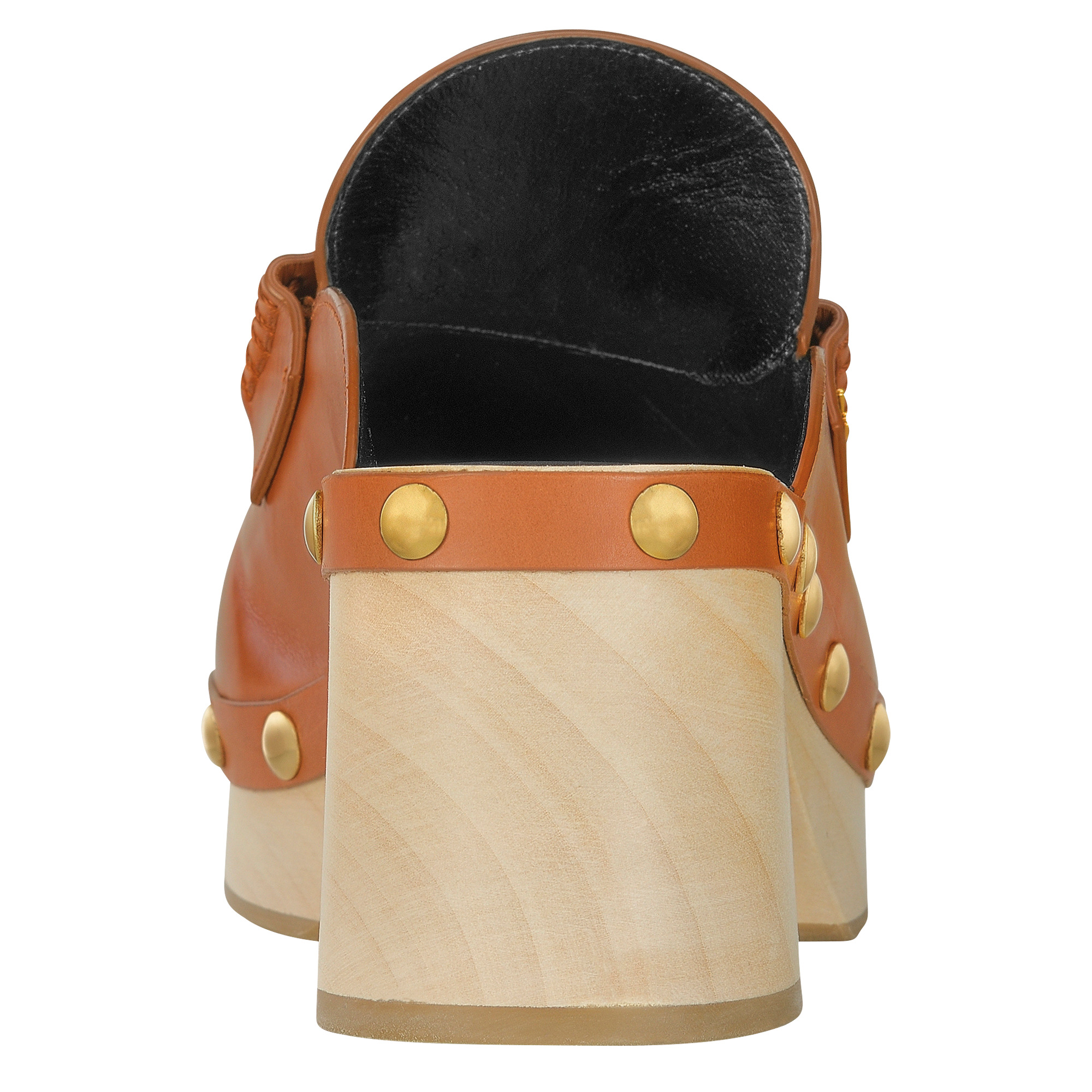La Cigale Clogs Cognac - Leather - 4