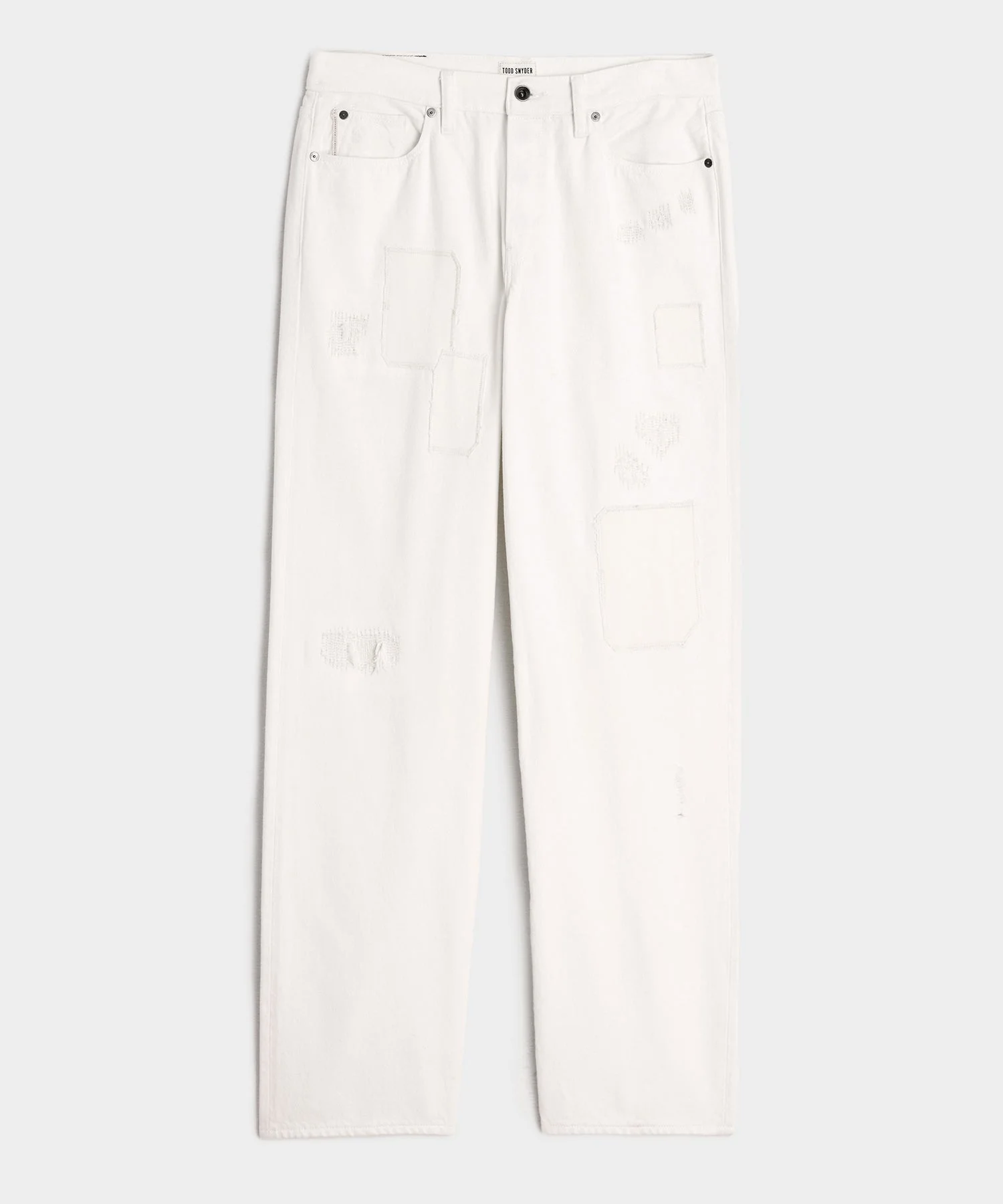 Relaxed Selvedge Jean in Distressed White - 1